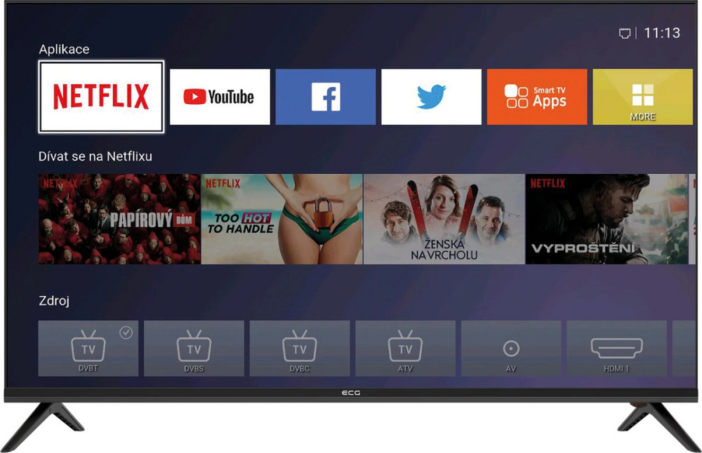 Телевизор Smart EСG US02T2S2 50 дюймов Київ - зображення 7