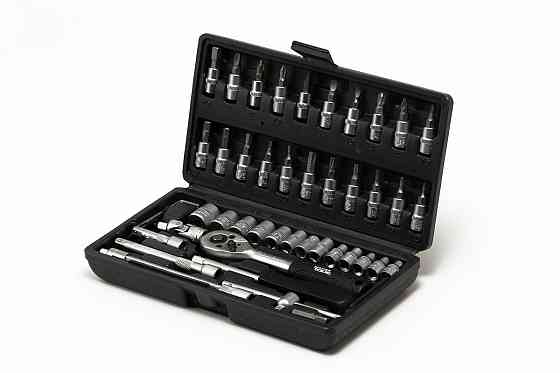 Набор инструментов MASTERTOOL ¼" 46 шт 4-14 мм кейс 78-6046 Харків
