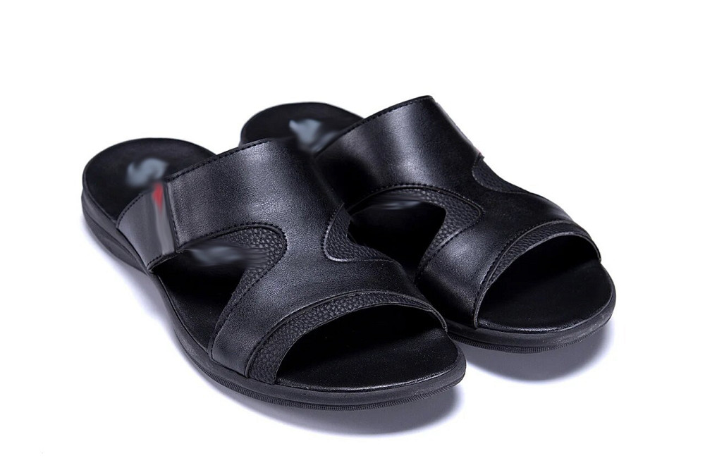 Мужские кожаные  летние шлепанцы-сланцы Київ - зображення 3