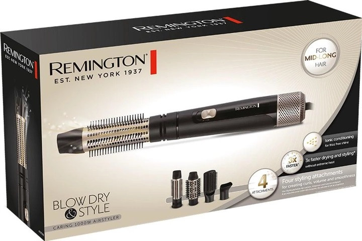 Фен-щетка Remington Blow Dry and Style Сaring AS7500 1000 Вт черный Київ - зображення 8