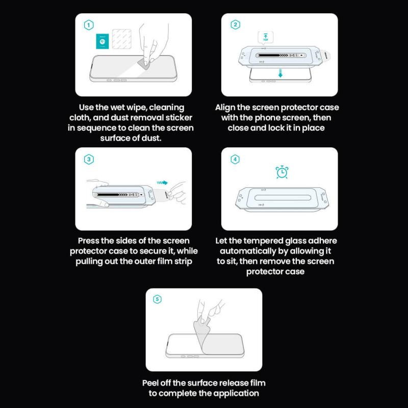 Уценка Защитное стекло Nillkin (CP+PRO) для Apple iPhone 16 Pro (6.3") (+ аппликатор) Херсон - зображення 6