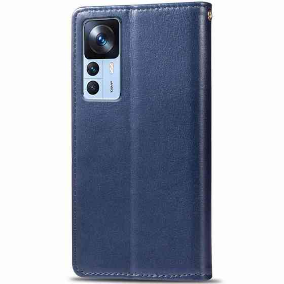 Кожаный чехол-книжка GETMAN Gallant (PU) для Xiaomi 12T / 12T Pro Херсон