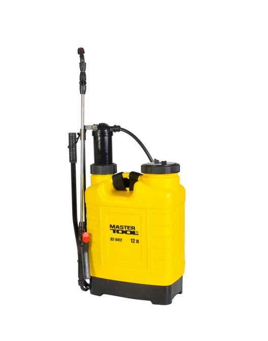 Опрыскиватель гидравлический ранцевый MASTERTOOL 12 л штанга 50-90 см 92-9412 Харків - зображення 1