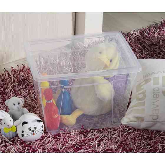 Контейнер Easy 20 л на колесах прозрачный Киев