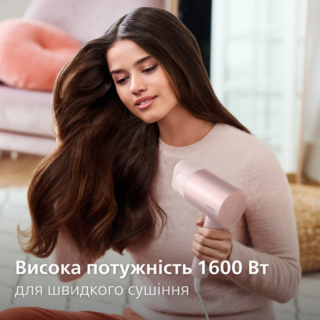 Фен Philips Series 3000 BHD321/50 1600 Вт розовый Київ - зображення 2