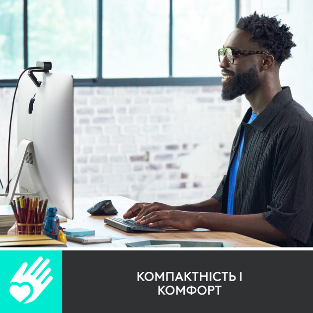 Клавиатура компьютерная безпроводная Logitech MX Keys Mini Illuminated Graphite L920-010498 графитов Киев - изображение 3