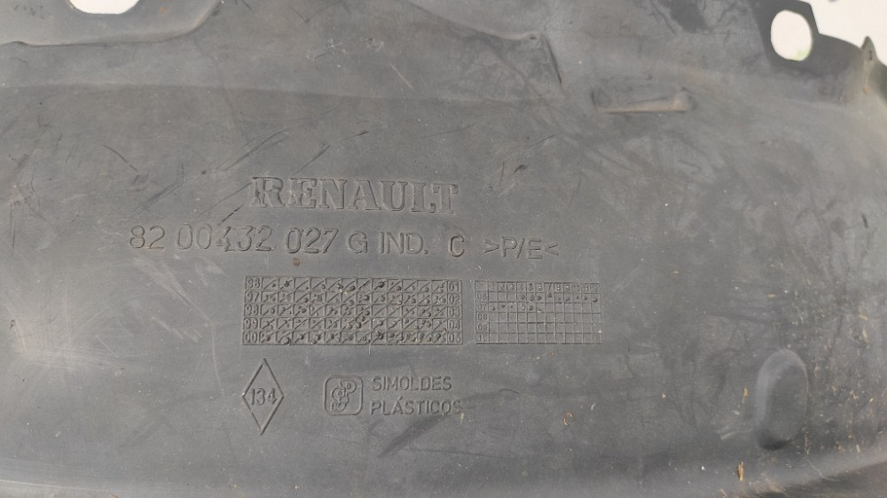 Подкрылок передний левый (зад часть) Nissan Interstar 2003-2010 (8200432027) Ковель - зображення 3