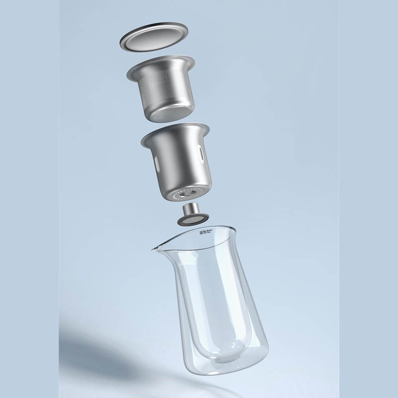 Чайник для заваривания TeaPot D-50 Press type 600ml Херсон - изображение 5