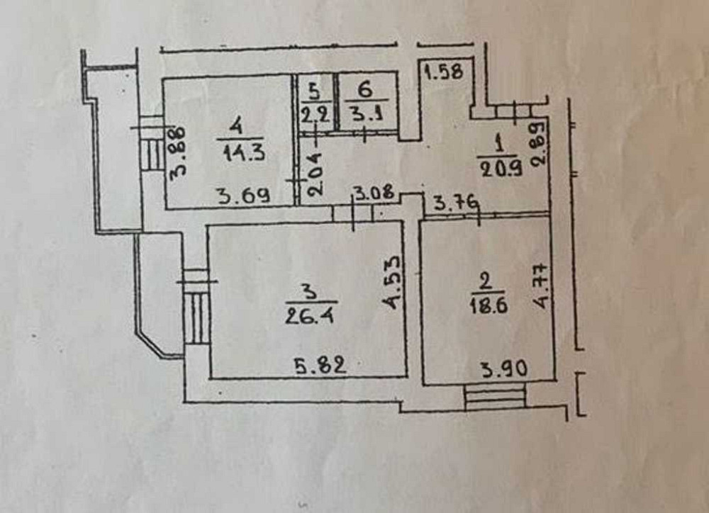 продажа 2-к квартира Киев, Соломенский, 130000 $ Київ - зображення 10