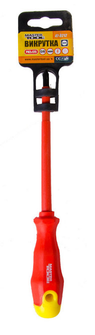 Отвёртка диэлектрическая крестовая MASTERTOOL PH2х125 мм 1000 V 47-0212 Харків - зображення 2