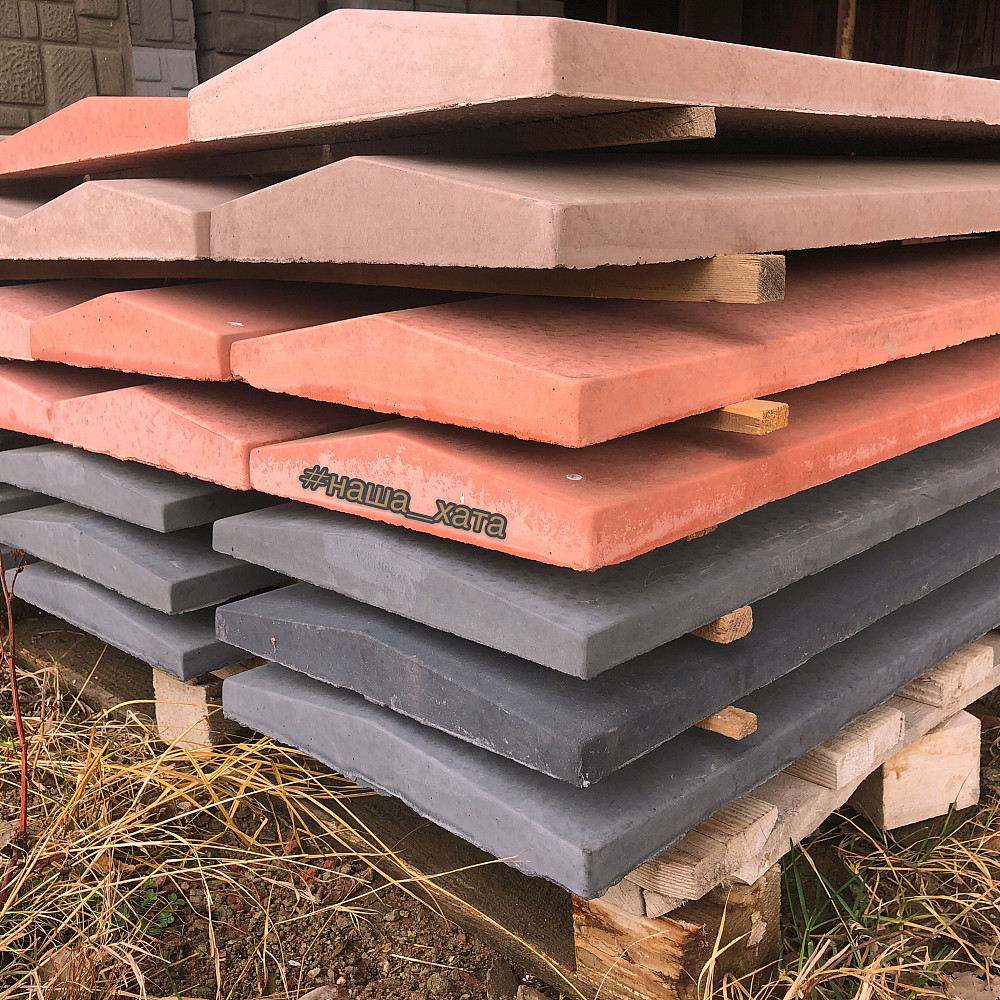 Бетонні дашки і парапети на паркан.Бетонні накриття на фудамент Львів Львов - изображение 8