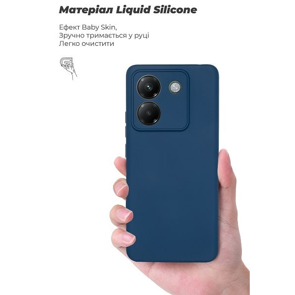 Чохол ArmorStandart ICON Camera Cov для Xiaomi Poco M7 Pro 5G Dark Blue (ARM83148) (Код товару:41828 Харьков - изображение 3