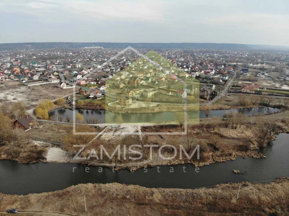 Продаж ділянки 20 соток у селі Гнідин, 10 км від Києва. Цільове призначення,- під житлову забудову. Киев - изображение 1