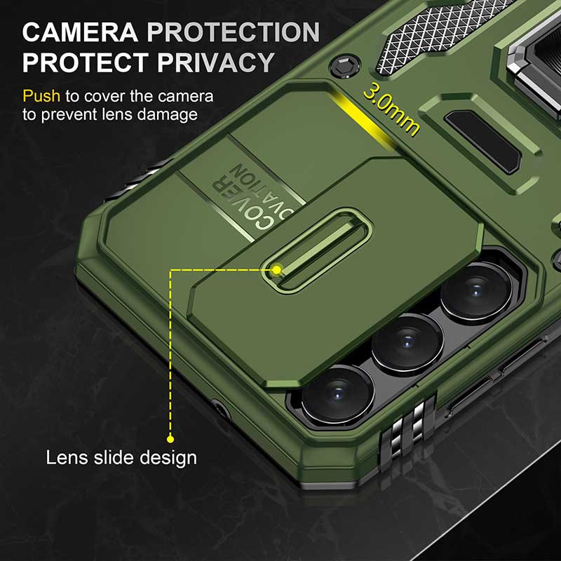 Ударопрочный чехол Camshield Army Ring для Samsung Galaxy S21 Херсон - зображення 2