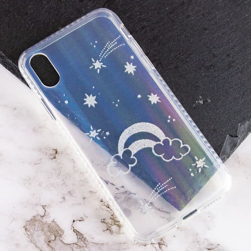 TPU+Glass чехол Aurora Space для Apple iPhone XS Max (6.5") Херсон - изображение 2