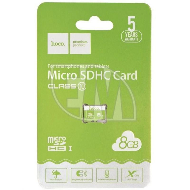 Карта памяти Hoco microSDHC Class 10 - 8GB (без адаптера) Херсон - изображение 2