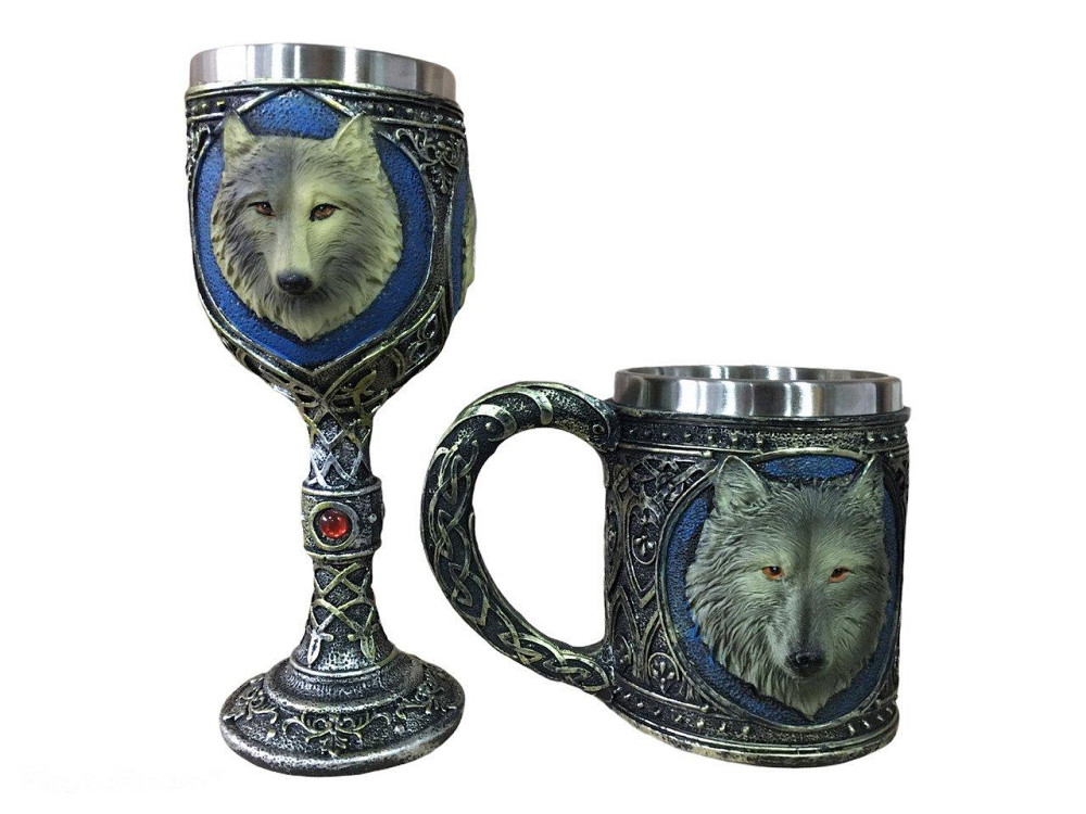 Подарочный набор Кружка Бокал 3 Волк Подарок Київ - зображення 9