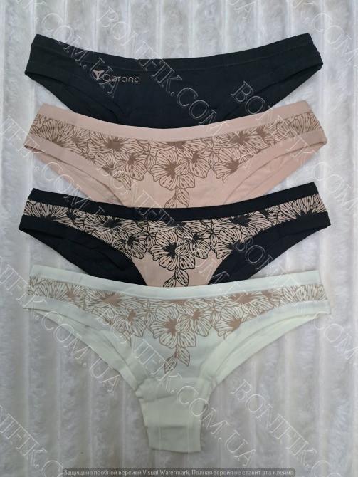Женские трусы-бразилианы с рисунком животных ТМ "Obrana" (арт. 200-20/2) Кривий Ріг - зображення 3