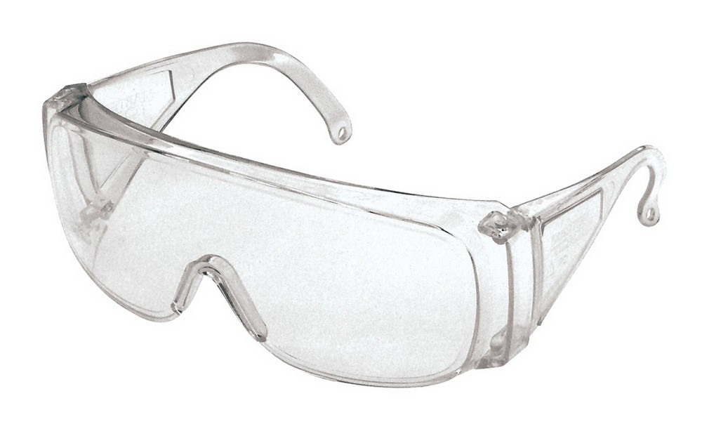 Очки открытые MASTERTOOL ОЗОН панорамная линза боковая защита прозрачные 82-0051 Харків - зображення 1