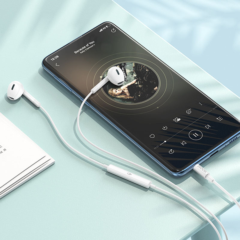 Стерео наушники Hoco M109 Pure joe (3.5mm/1.2m) Херсон - зображення 7