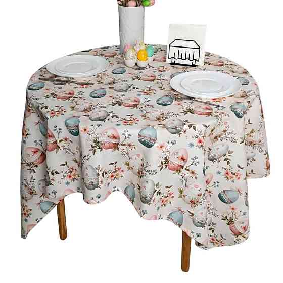 Скатерть пасхальная с тефлоновым покрытием 140×180 см, разноцветная Одеса