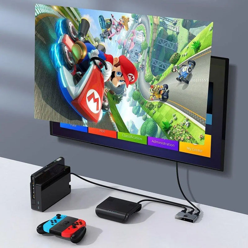 Переходник HUB Baseus Matrix HDMI Splitter (CAHUB-BC0G) Херсон - изображение 7