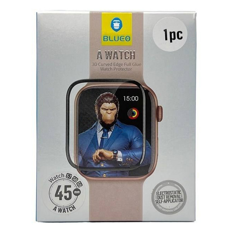 Полимерная 3D пленка Blueo High-Molecule для Apple Watch 7/8/9 45mm (+ аппликатор) Херсон - зображення 5