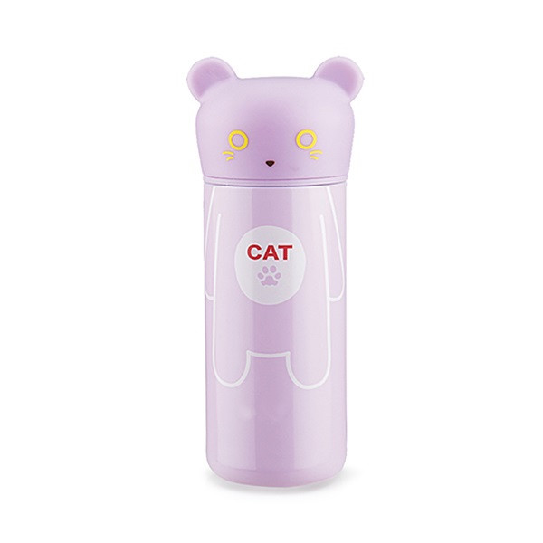 Термос дитячий Fissman Кошеня VA-9686-250 250 мл фіолетовий Київ - зображення 1