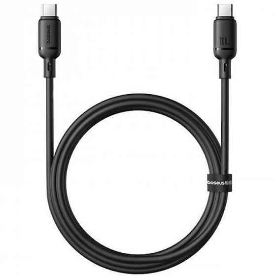 Дата кабель Baseus Silky Series OS Fast Charging Type-C to Type-C 100W (2m) (P10377704) Херсон