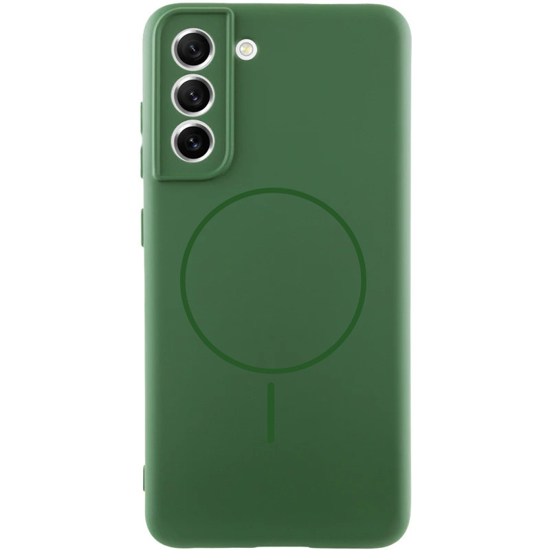 Чехол Silicone Cover Lakshmi Full Camera (AA) with Magnetic Fit для Samsung Galaxy S21 FE Херсон - изображение 1