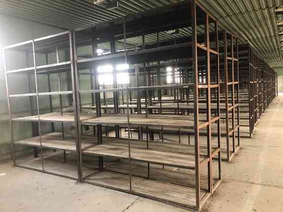 Продаються металеві стелажі та комплектуючі – комплектуйте самі! Долинська