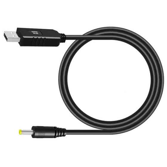 Кабель живлення ArmorStandart USB to DC 4.0x1.7 12V 0.8 м Black (ARM79301) (Код товару:38076) Харьков