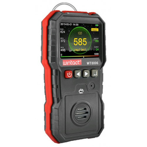 Детектор угарного газа CO (0-1000 μmol/mol) WINTACT WT8806 Харьков - изображение 12