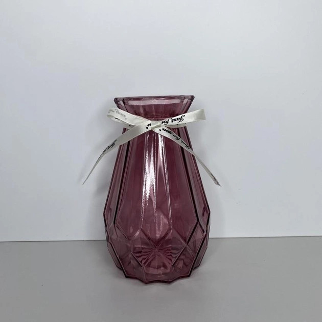 Ваза Viva Berryl 6841724 18 см фіолетово-червона Київ - зображення 1