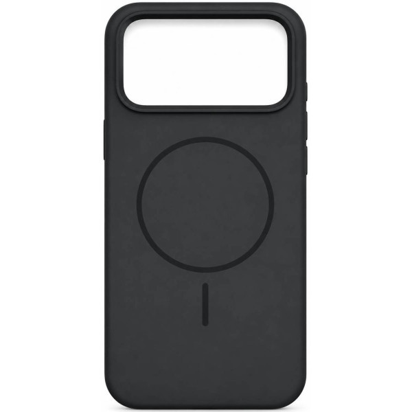 DM Чохол Silicone Case Thin Circle with MagSafe для iPhone 17 Pro Max Charcoal Grey Black Харьков - изображение 3