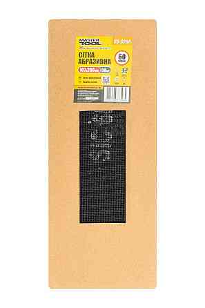 Сетка абразивная MASTERTOOL зерно 60 107х280 мм 50 шт 08-0206PC Харків