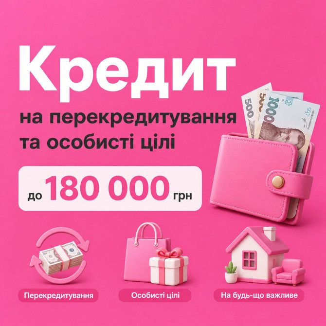 Перекредитування до 180 000 грн — Вихід є завжди! Львов - изображение 1