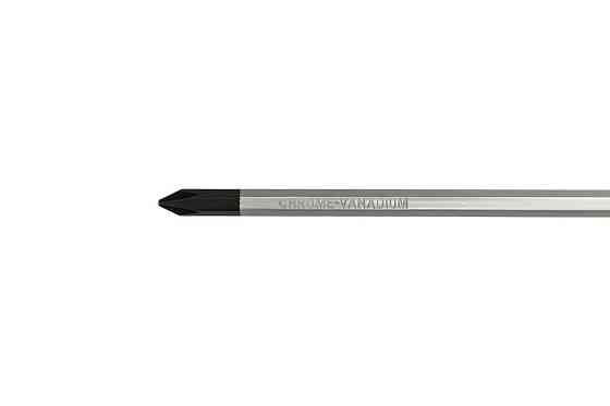 Отвёртка ударная крестовая магнитная MASTERTOOL EXTERNAL HEX PH1х100 мм ручка с TPR покрытием 49-611 Харків