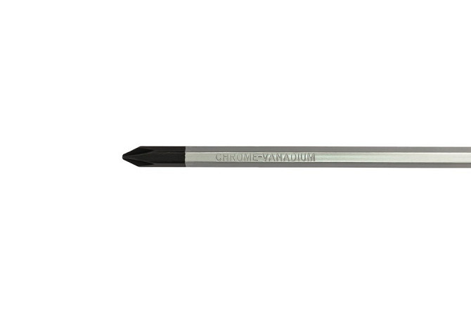 Отвёртка ударная крестовая магнитная MASTERTOOL EXTERNAL HEX PH1х100 мм ручка с TPR покрытием 49-611 Харків - зображення 2