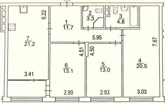 продажа 3-к квартира Киев, Днепровский, 139500 $ Київ