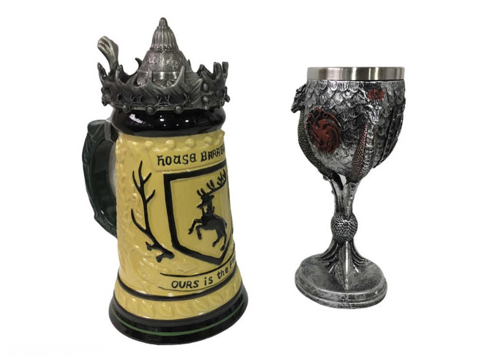 Набор Кружка Game Of Thrones House Герб Баратеонов Игра Престолов Баратеоны и Кубок Fire And Blood Киев - изображение 3