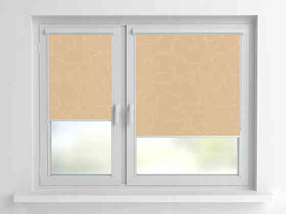 Рулонна штора Rolets Акант 2-2170-525 52.5x170 см закритого типу Бежева Київ