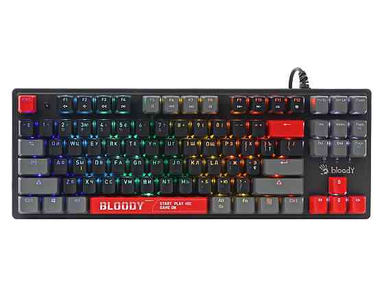 Клавиатура компьютерная проводная Bloody S310N Energy Red красная Київ