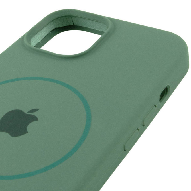Чехол Silicone Case Full Protective (AA) with MagSafe для Apple iPhone 15 Plus (6.7") Херсон - зображення 4