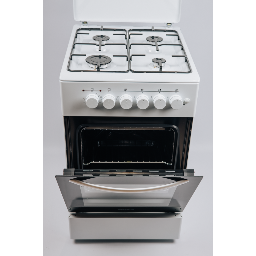 Плита кухонная комбинированная Grunhelm FM5612W (газоэлектрическая) Автоматический розжиг в ручке Киев - изображение 2