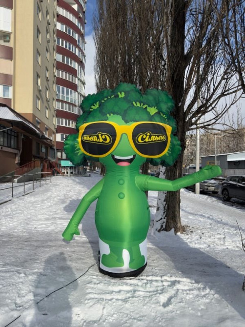 Зазивало надувна реклама для торгівлі, спорту, розваг. 3.4 метри Киев - изображение 5