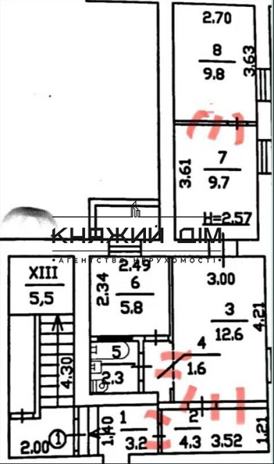 Продаж 2-кімнатної квартири, 1-ий поверх. 2 входи. № 21146523 Київ - зображення 6