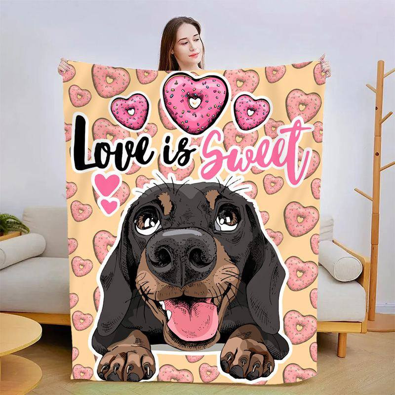 Плед 3D Love is sweet 3038_B 13610 135х160 см Київ - зображення 1