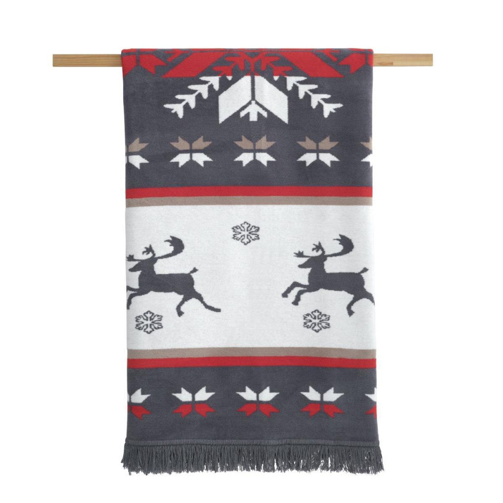 Плед Arya Бавовна Christmas Morie AR-A107346 150х200 см Київ - зображення 1
