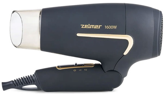 Фен дорожний Zelmer ZHD8321 1600 Вт серый Київ - зображення 2